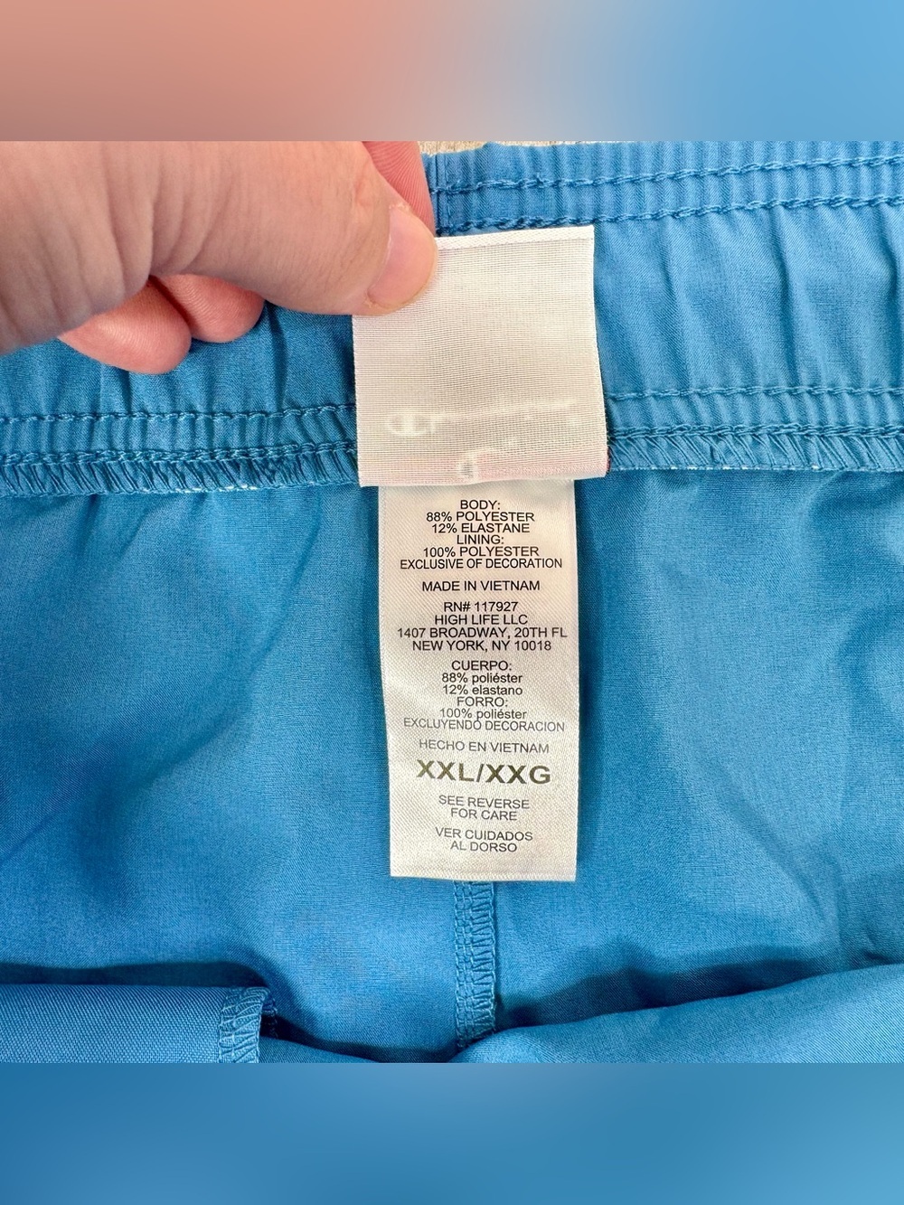 Champion Men's Performance Blue 2XL Woven Pockets 8" Inseam Cargo Short NWT - Picture 5 of 11